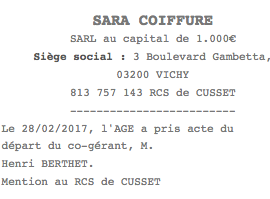 sara coiffure